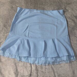 JayJay Company Women's Basic Mini Skirt - Size 2XL - Royal Blue
